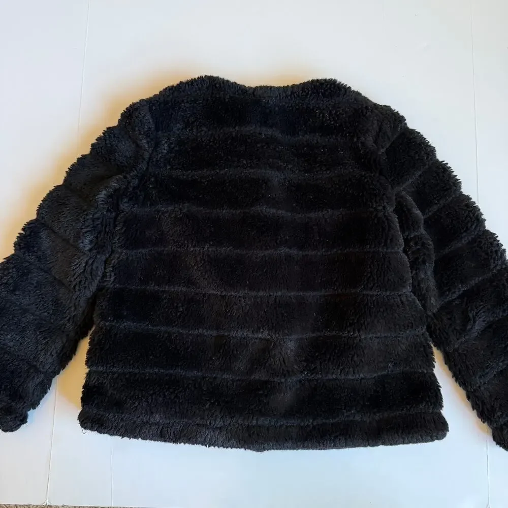 Janie and Jack Channel Faux Fur Short Coat 5 to 6 Girls - Picture 8 of 8